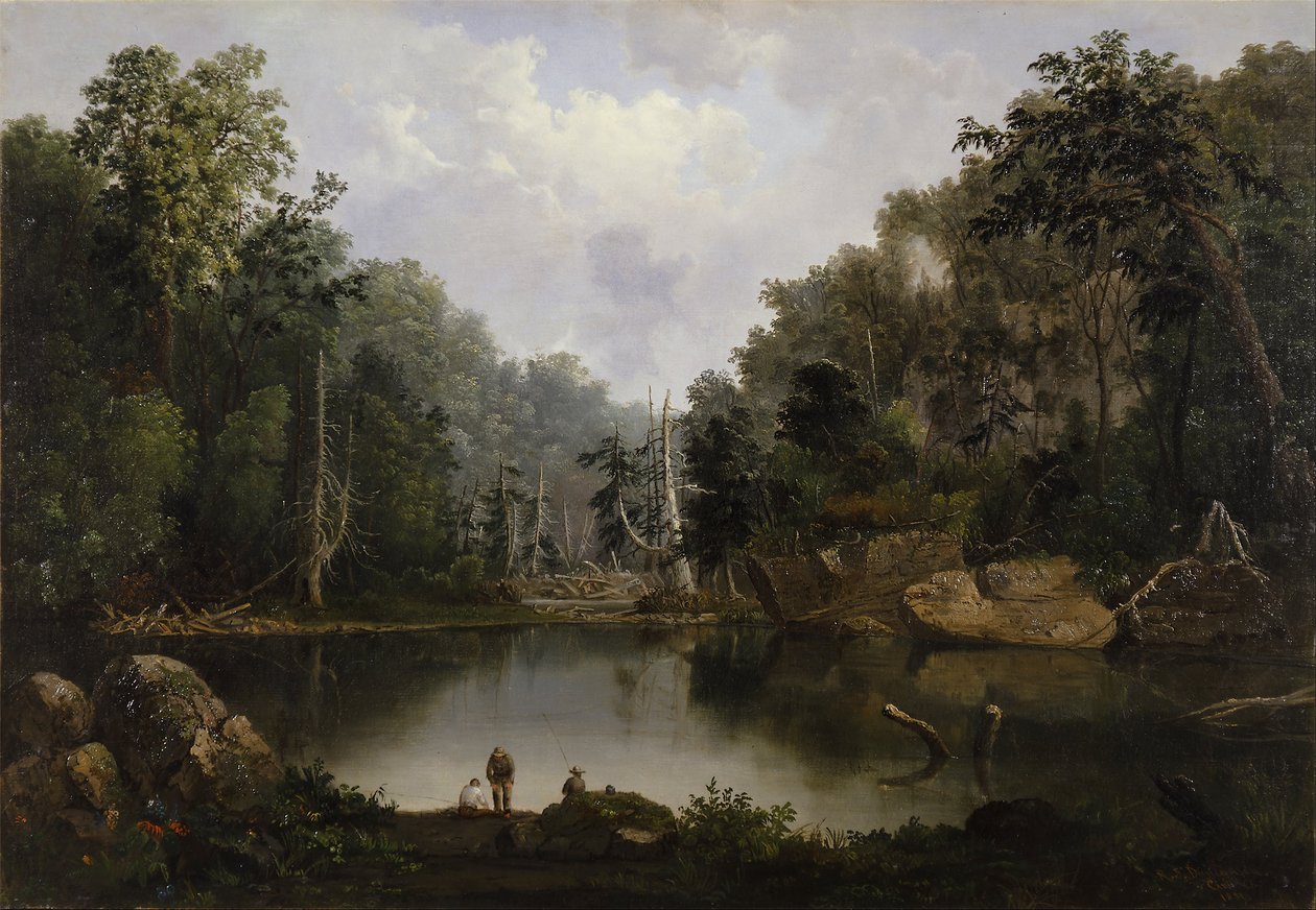 Kék lyuk, árvizek, kis Miami -folyó alkotó: Robert Scott Duncanson