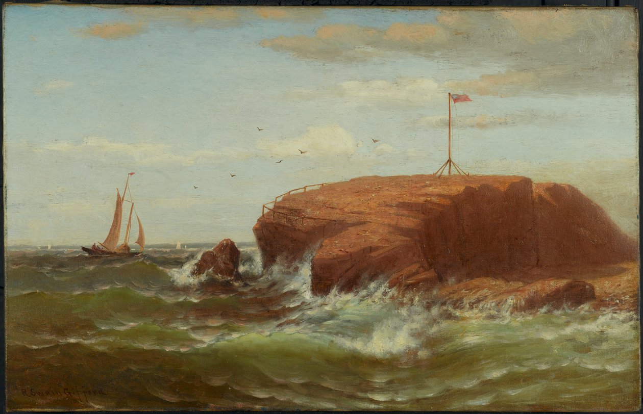 Seconnet Rock, New Bedford, Massachusetts, 1865 körül alkotó: Robert Swain Gifford