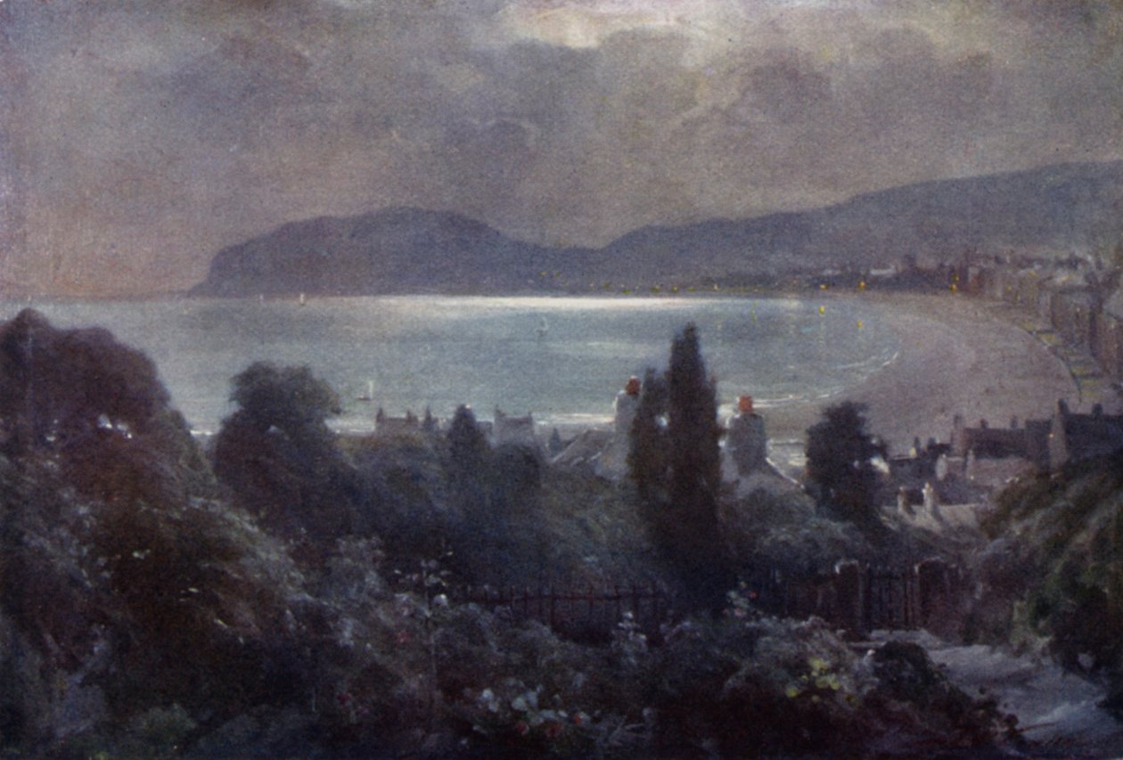 A Nocturne, Llandudno-öböl (színes litó) alkotó: Robert (after) Fowler