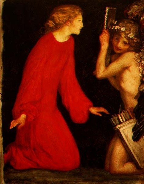 Ámor tükre alkotó: Robert Anning Bell