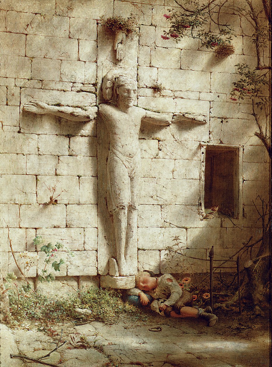 Romsey apátságban, 1899 alkotó: Robert Bateman