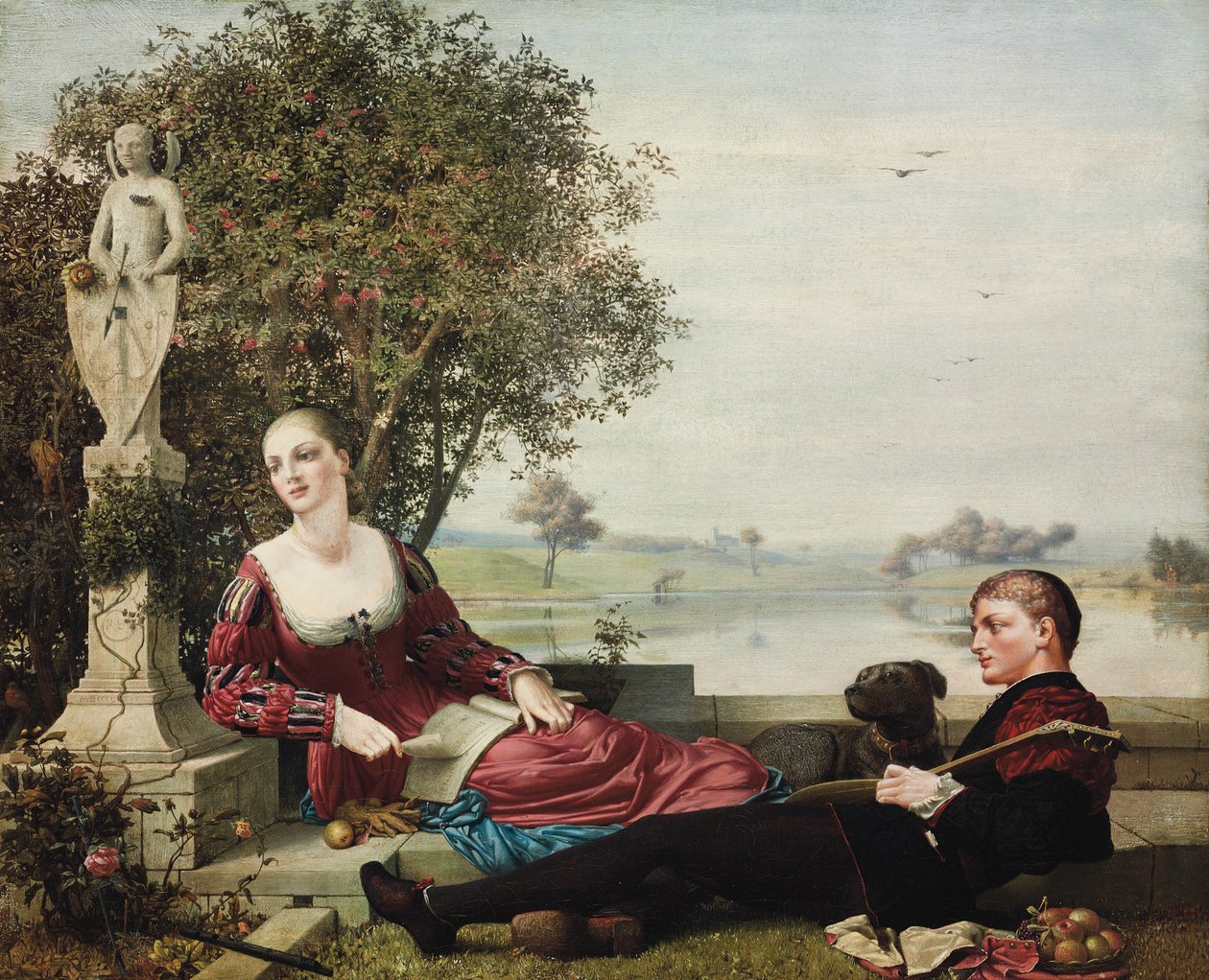 Heloise és Abelard, 1879 alkotó: Robert Bateman
