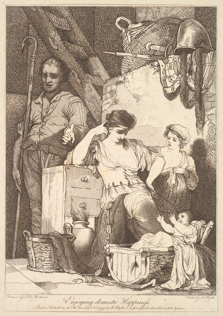 Élvezni a hazai boldogságot, 1779. november 15. alkotó: Robert Blyth