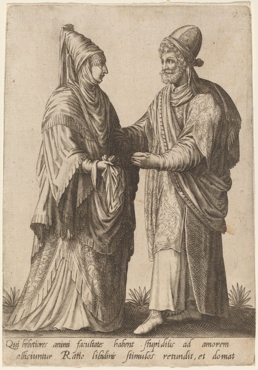 Kik az elme tompább képességei..., 1597 alkotó: Robert Boissard