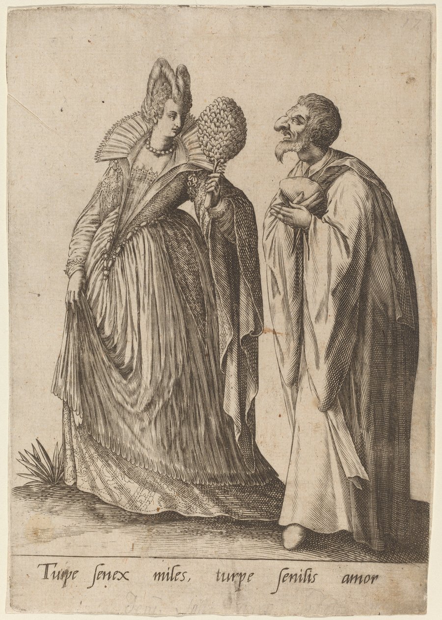 A csúnya öreg katona..., 1570-1650. alkotó: Robert Boissard