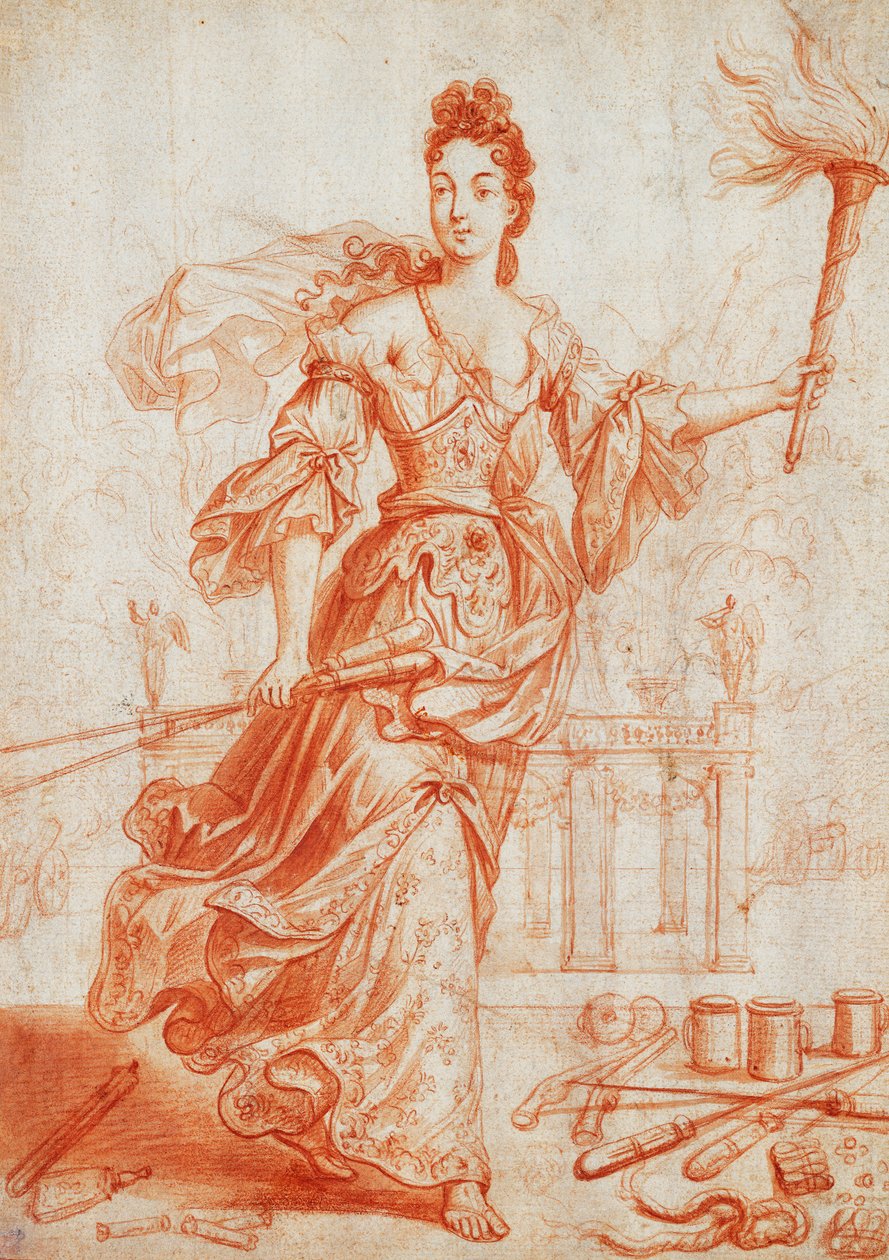 A tűz allegóriája, alkotó: Robert Bonnart
