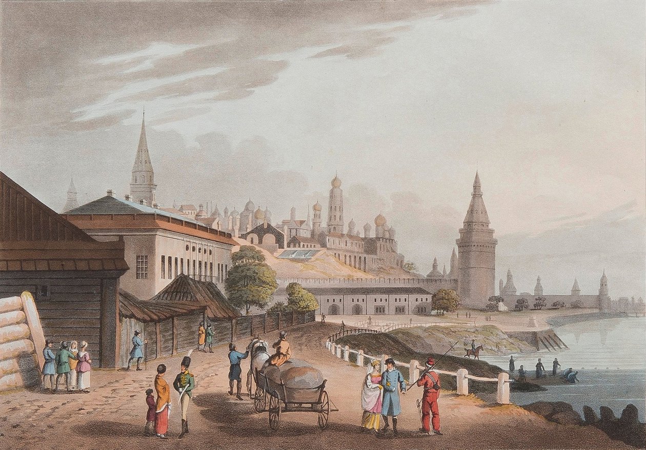 A moszkvai Kreml, 1816 alkotó: Robert Bowyer