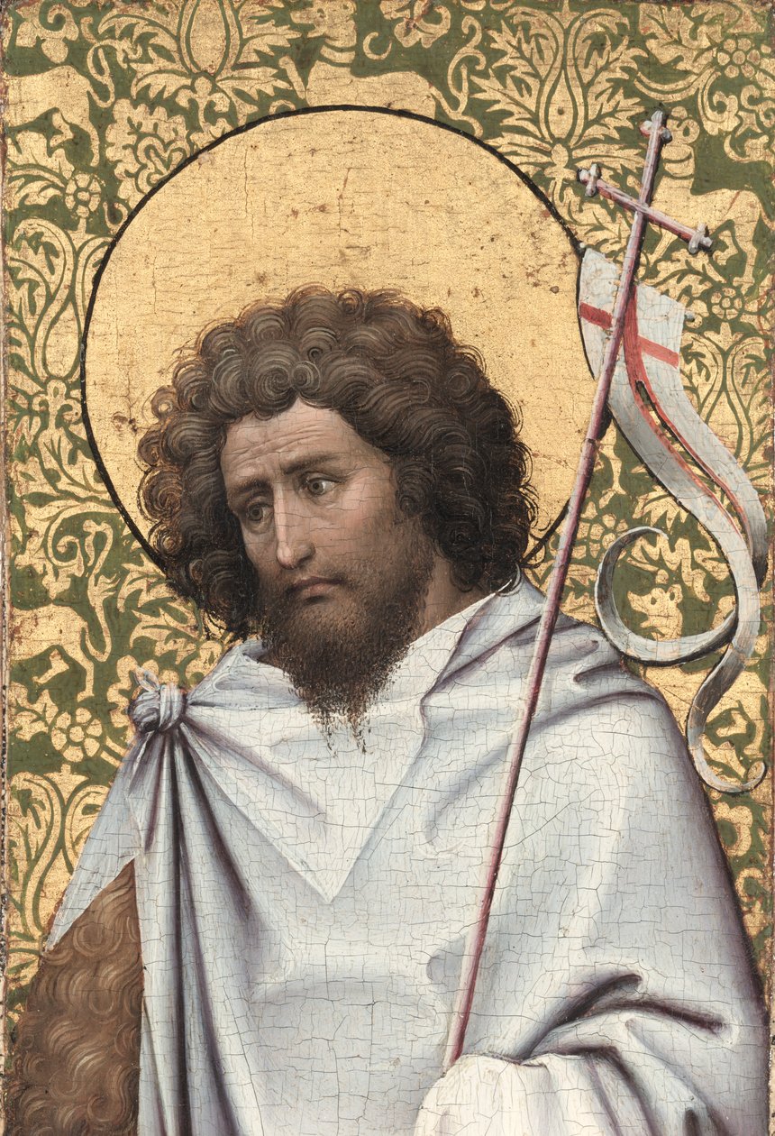 Keresztelő János alkotó: Robert Campin