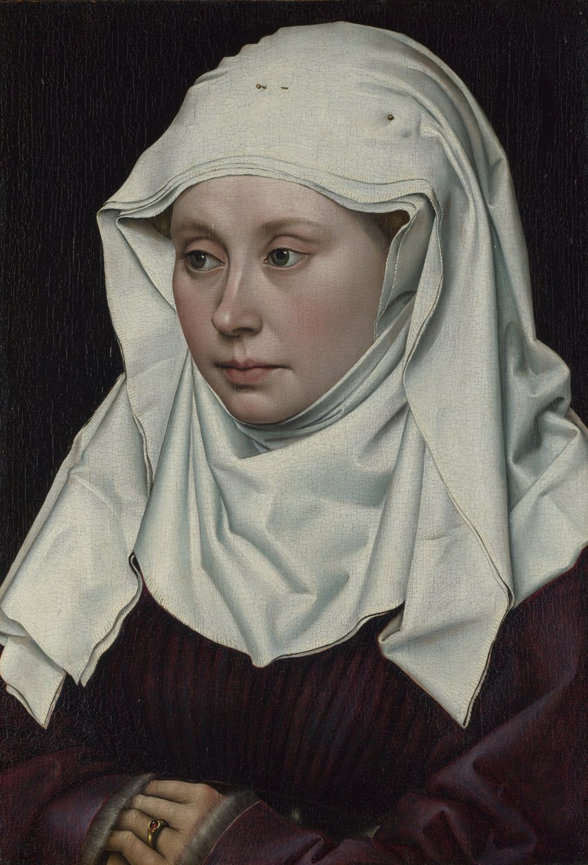 Női portré, 1435 körül alkotó: Robert Campin