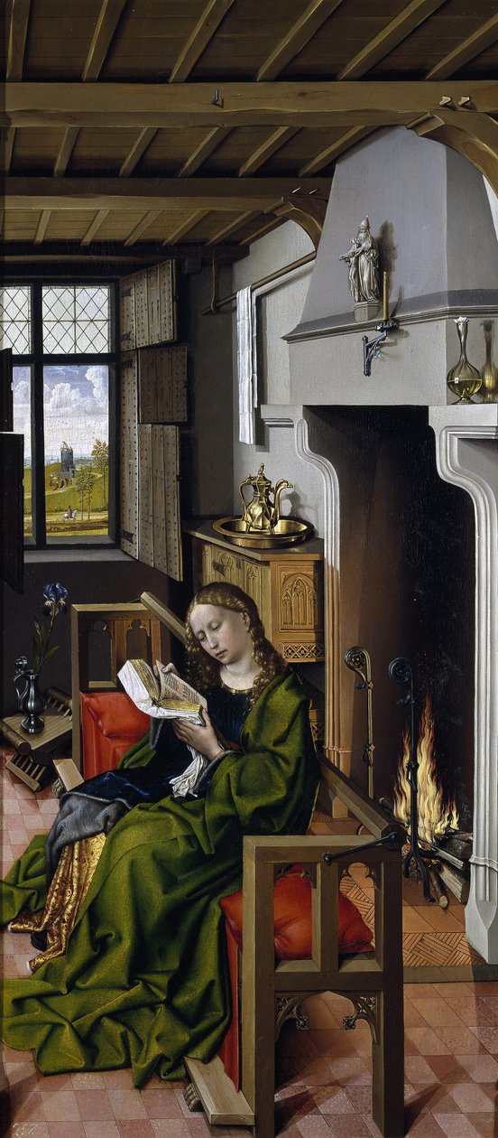 Szent Borbála, 1438 alkotó: Robert Campin