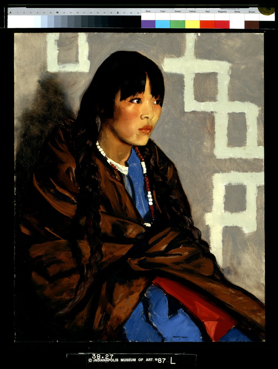 Indiai lány (Julianita) (olaj, vászon) alkotó: Robert Cozad Henri