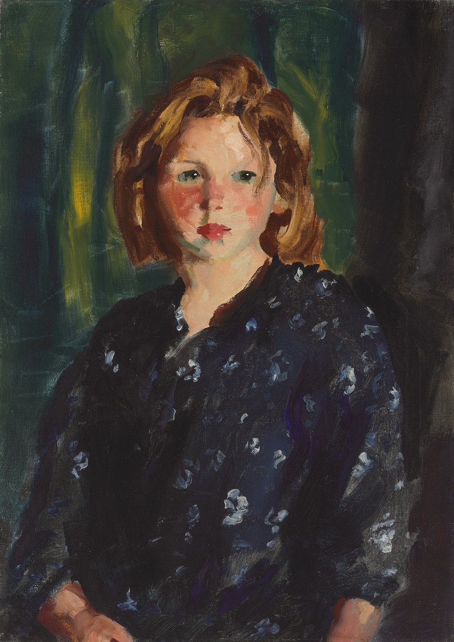 Egy lány portréja, 1928 alkotó: Robert Cozad Henri