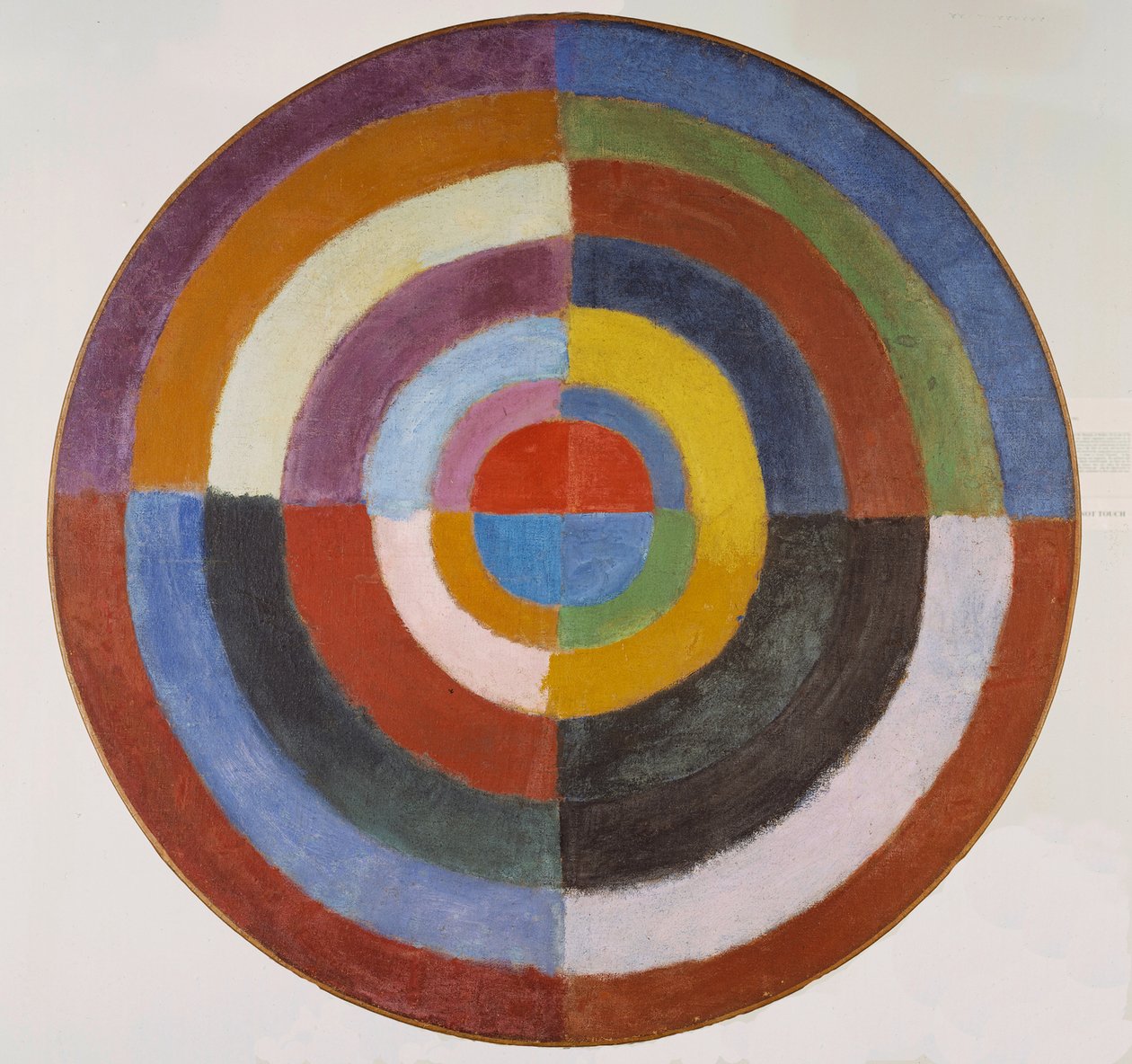 Lemez Az első lemez, 1912-1913. alkotó: Robert Delaunay
