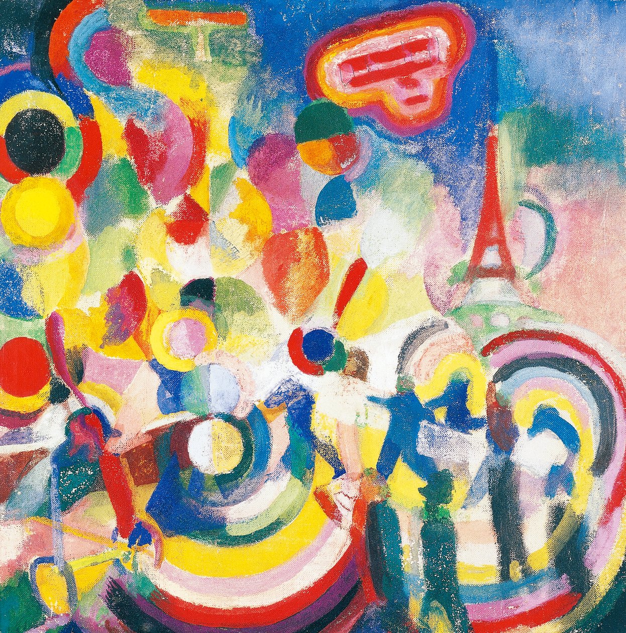Tisztelet Bleriot előtt alkotó: Robert Delaunay