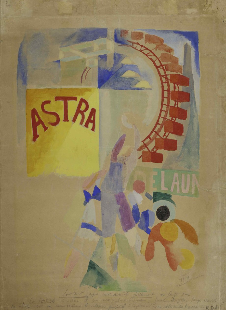 A cardiffi csapat, 1912-1913. alkotó: Robert Delaunay