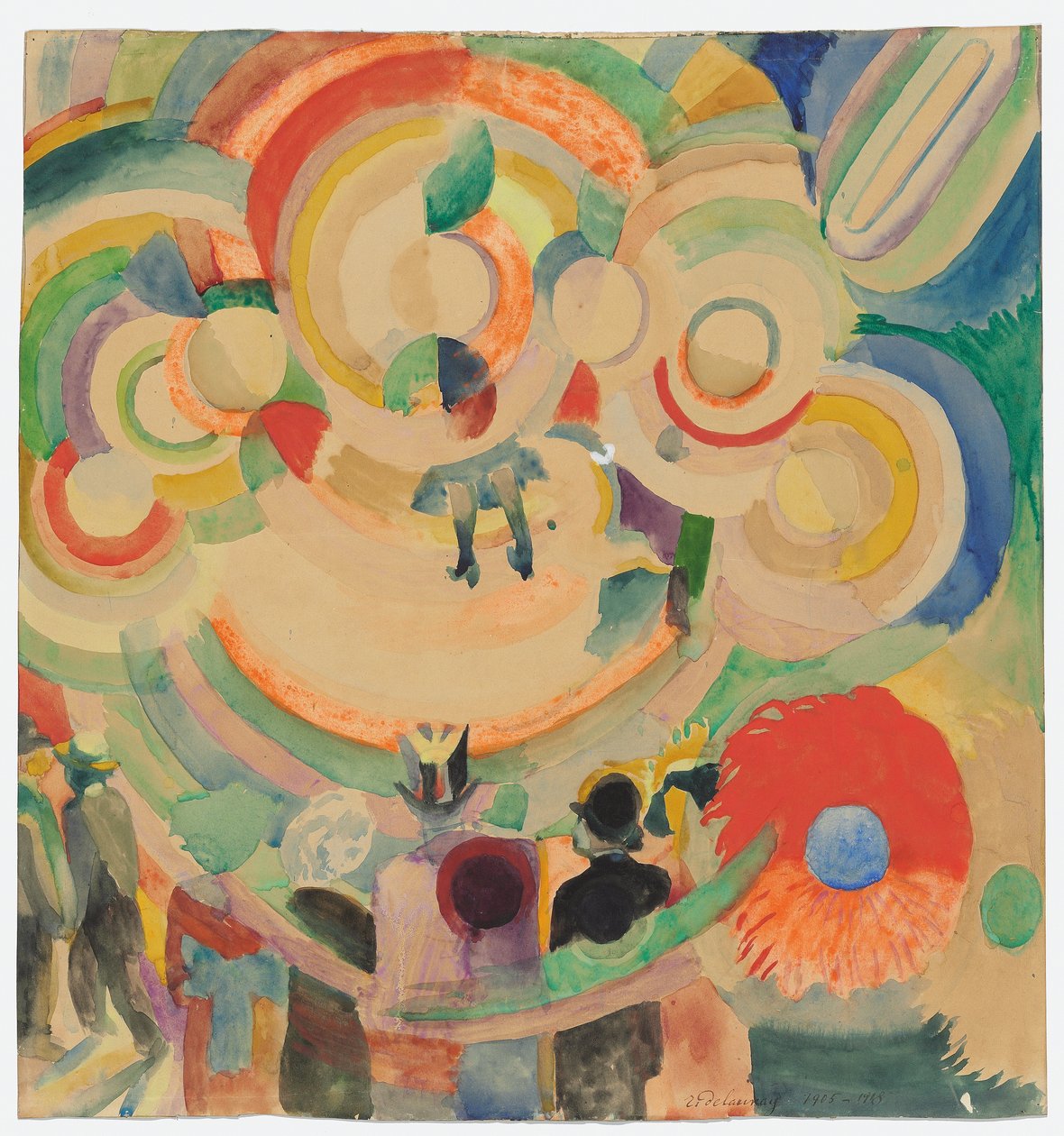 Disznók körhinta alkotó: Robert Delaunay