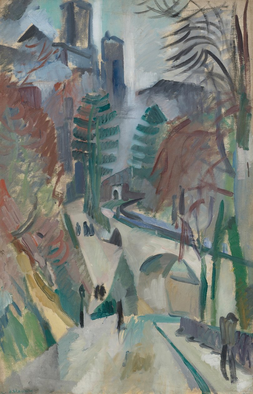 Laoni táj, 1912. alkotó: Robert Delaunay