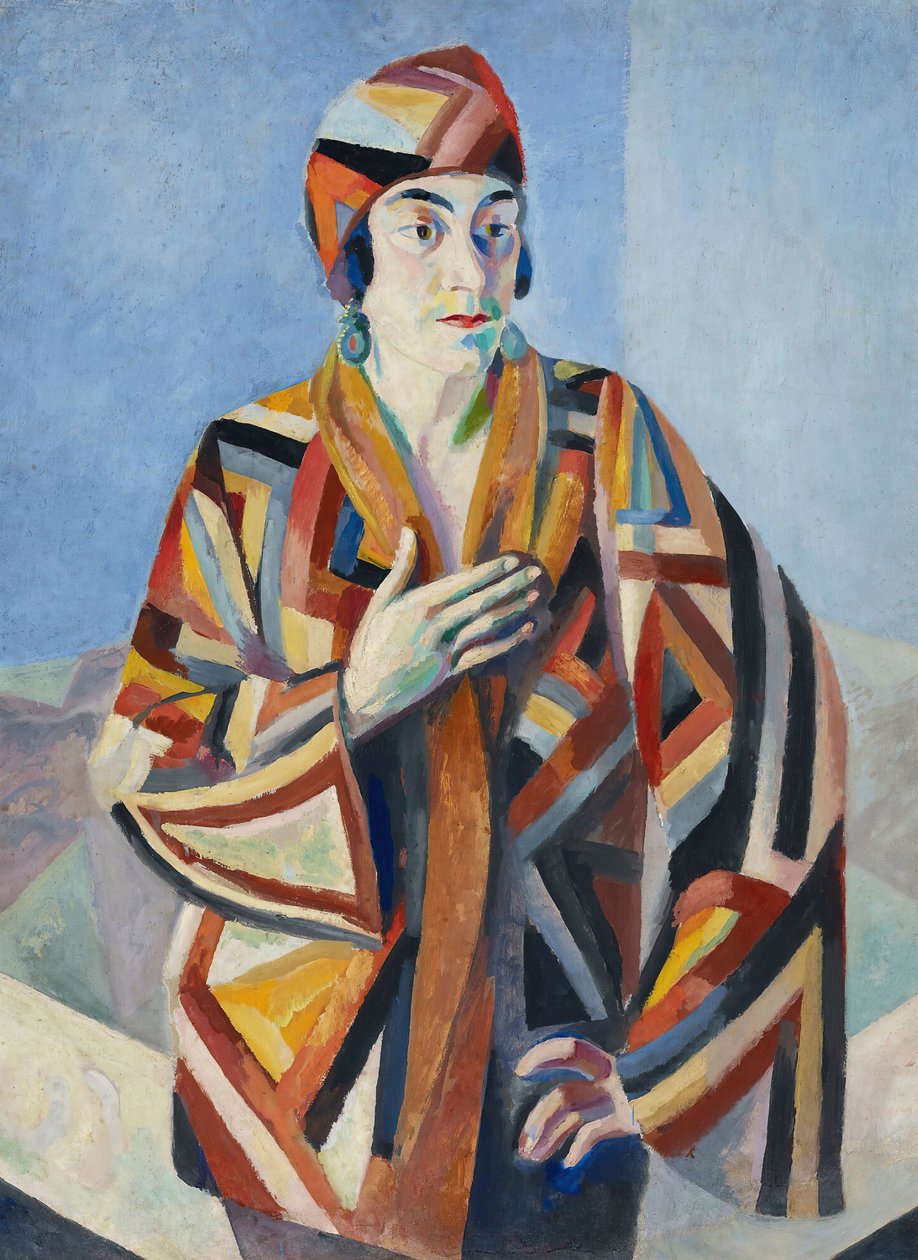 Madame Mandel portréja, 1923. alkotó: Robert Delaunay