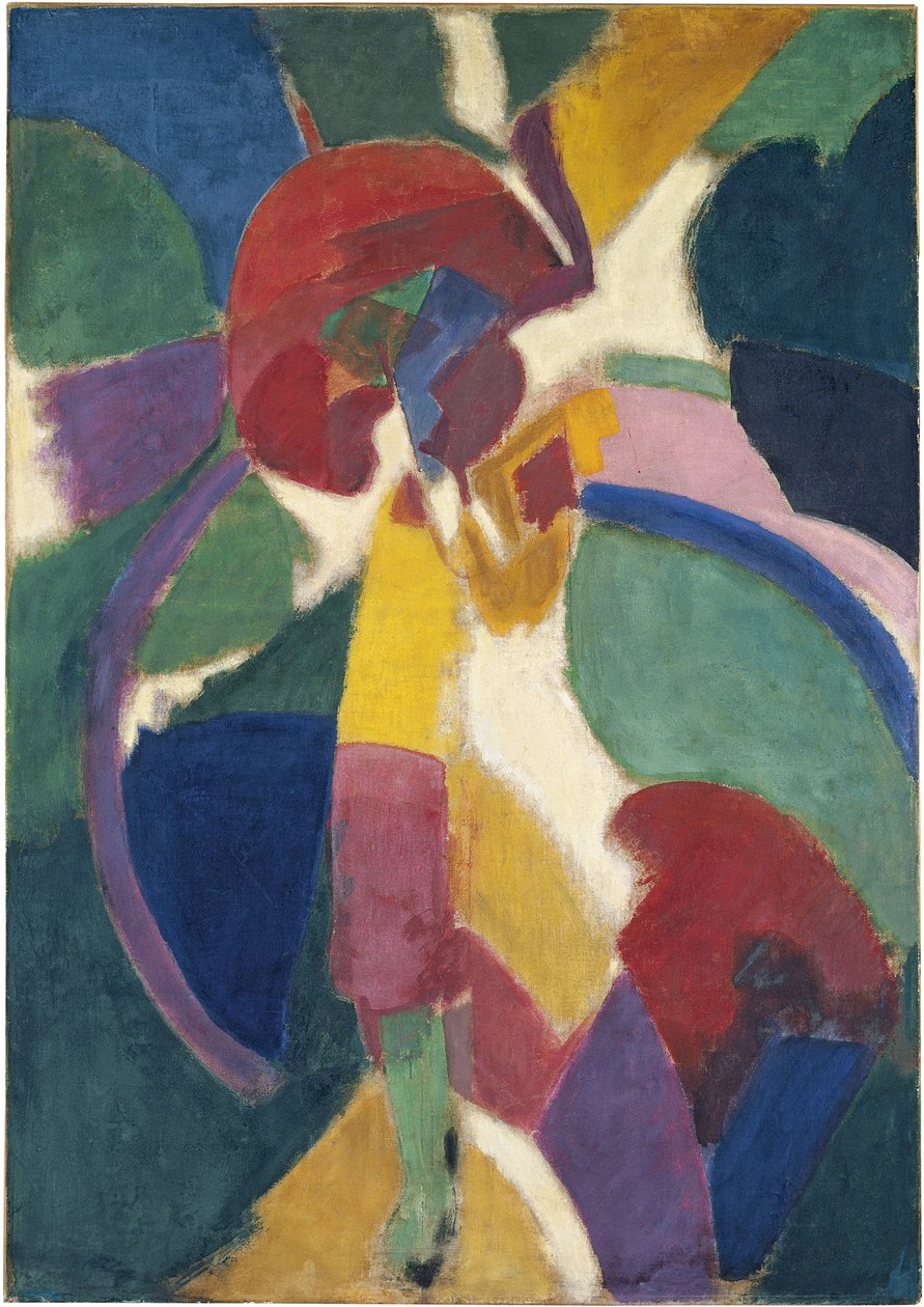 Nő napernyővel, 1913 alkotó: Robert Delaunay