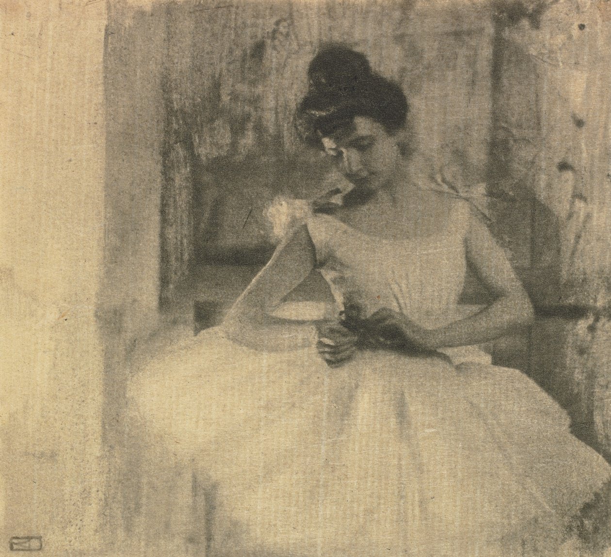 Kameramunka: A kulisszák mögött, 1906. alkotó: Robert Demachy