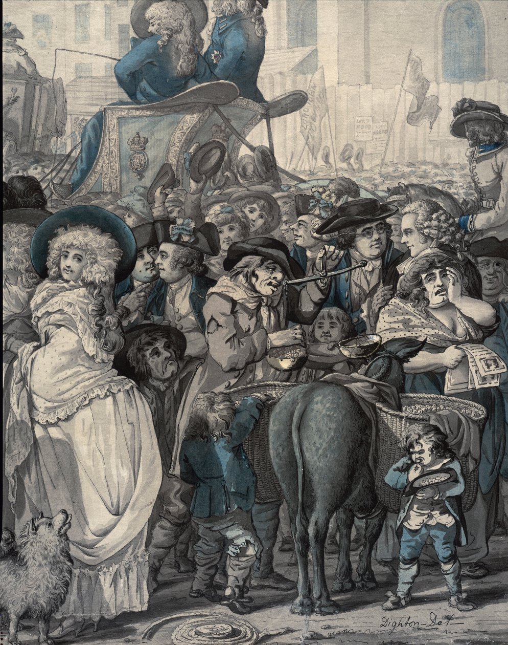 Részlet az 1788-as westminsteri választásból alkotó: Robert Dighton