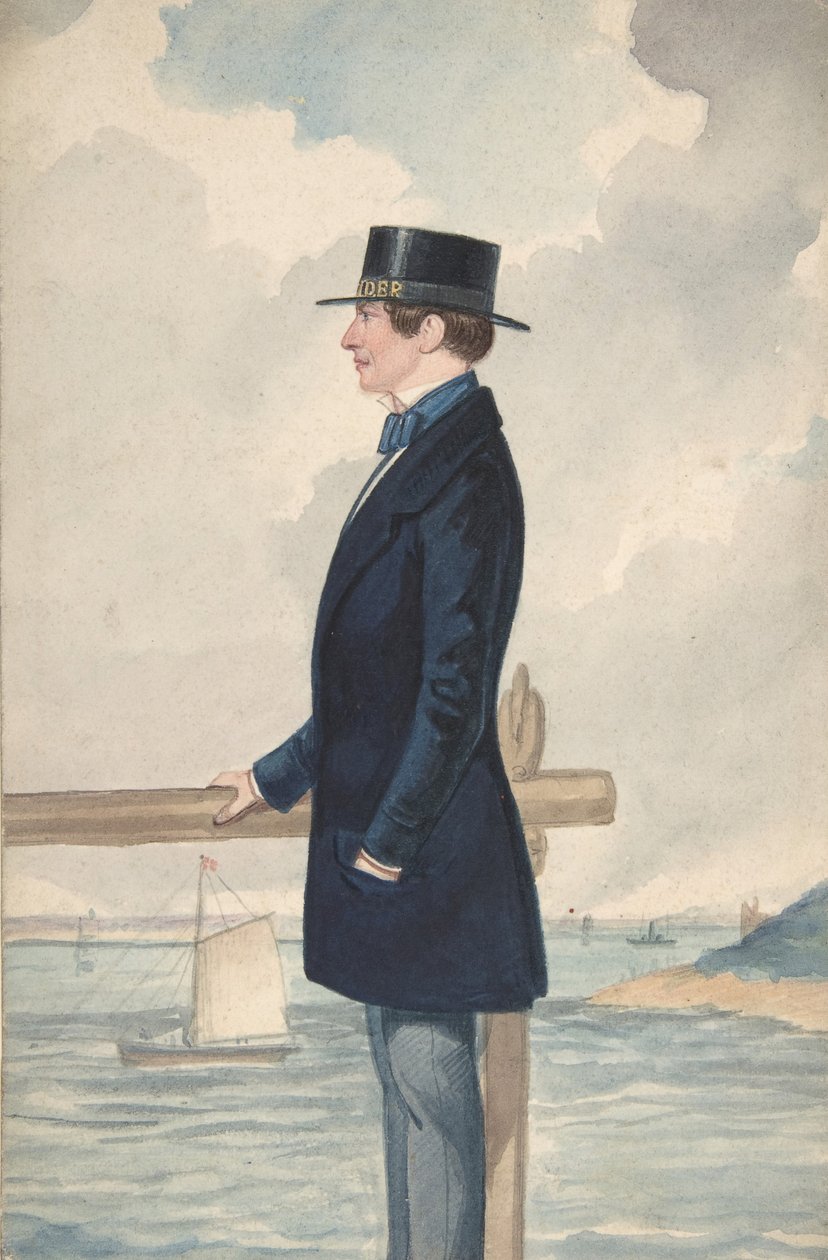 Egy vitorlás, 1806-65. alkotó: Robert Dighton the Younger