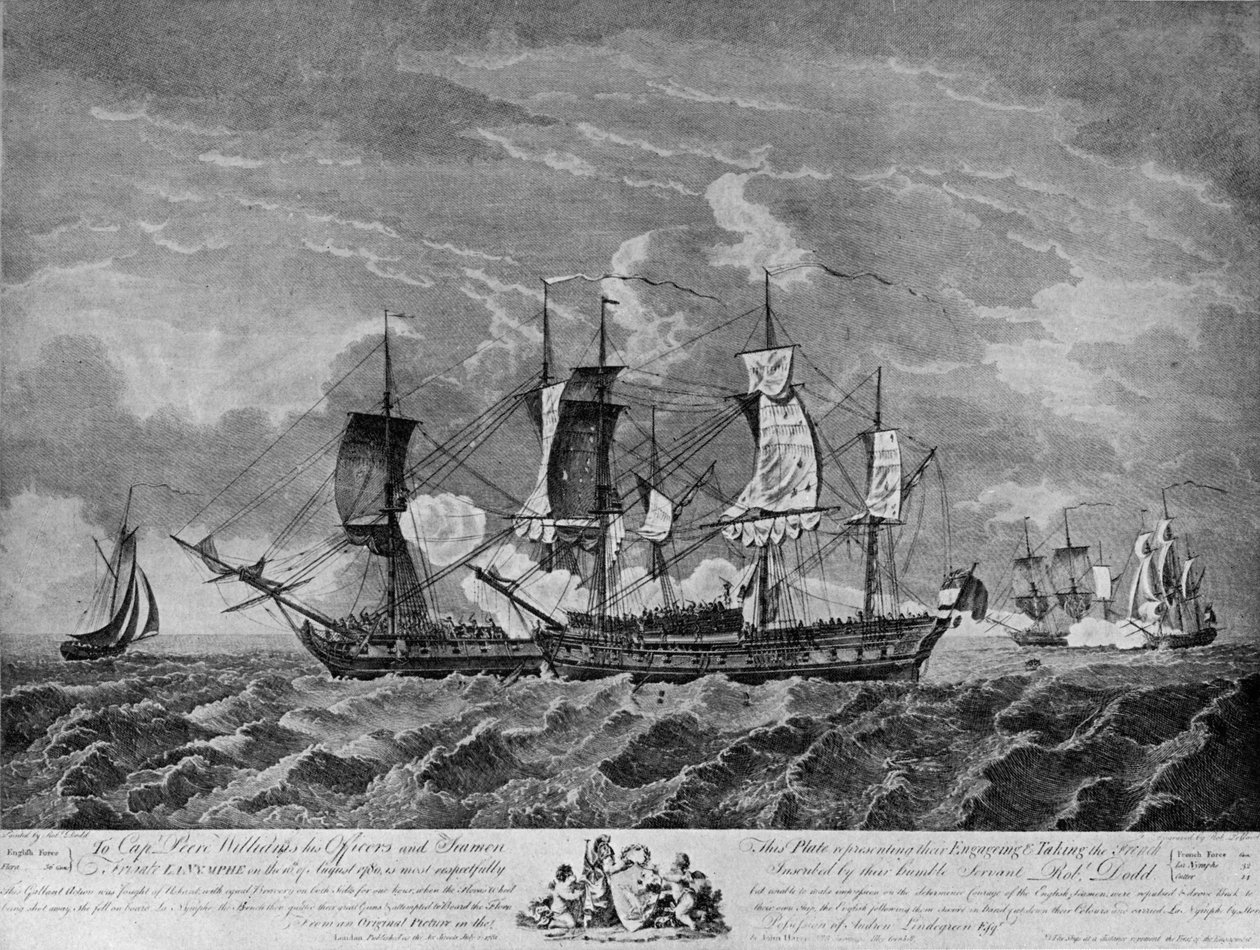 A növényvilág és a nimfa, c1781 alkotó: Robert Dodd