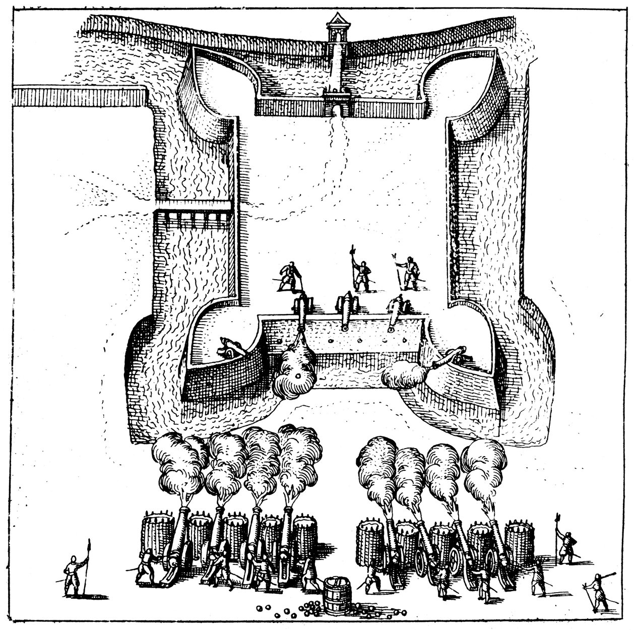 A két kozmosz története, 1517-19 alkotó: Robert Fludd