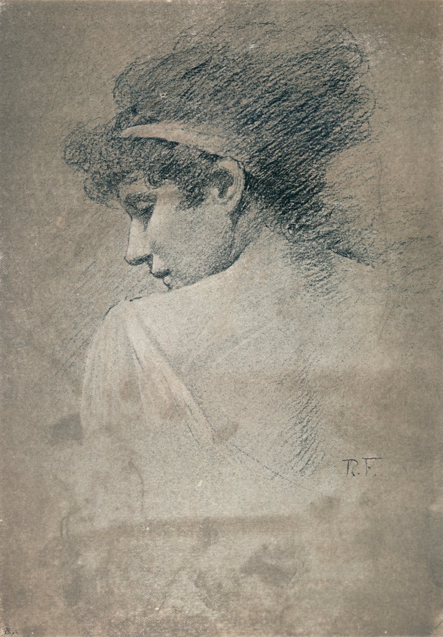 Nőtanulmány, c1895, 1897 alkotó: Robert Fowler