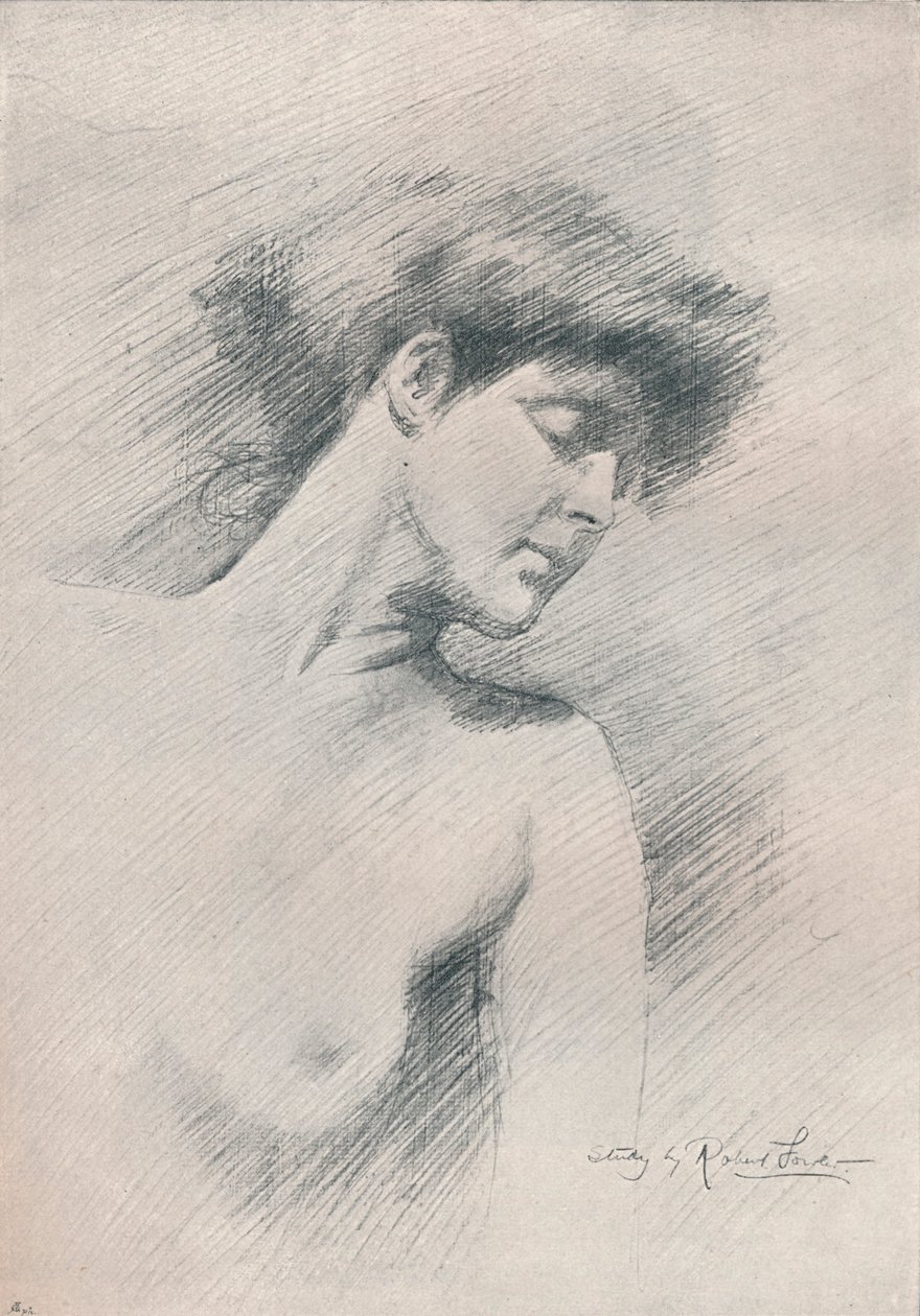 Nőtanulmány, c1895, 1897 alkotó: Robert Fowler