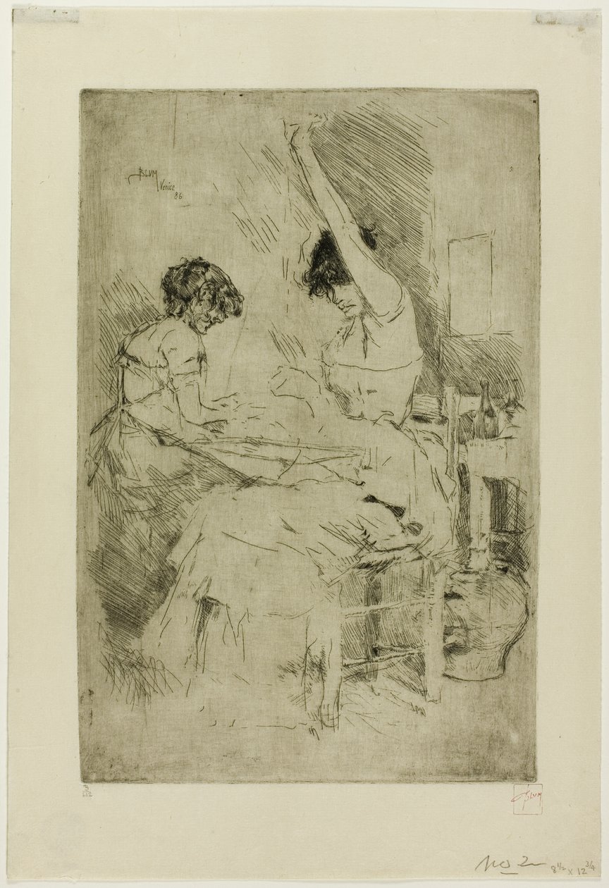 Bead Stringers, Velence alkotó: Robert Frederick Blum