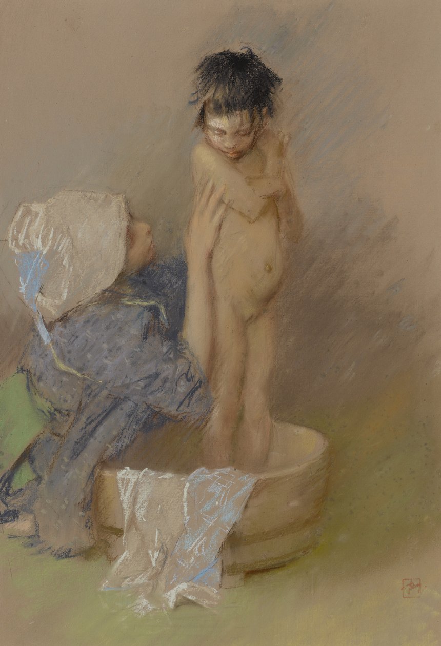 A fürdő, 1890 alkotó: Robert Frederick Blum