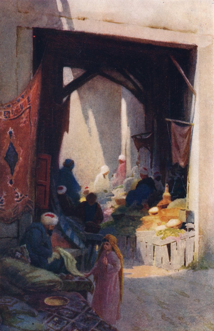 A Bazár, 1880, 1904 alkotó: Robert George Talbot Kelly