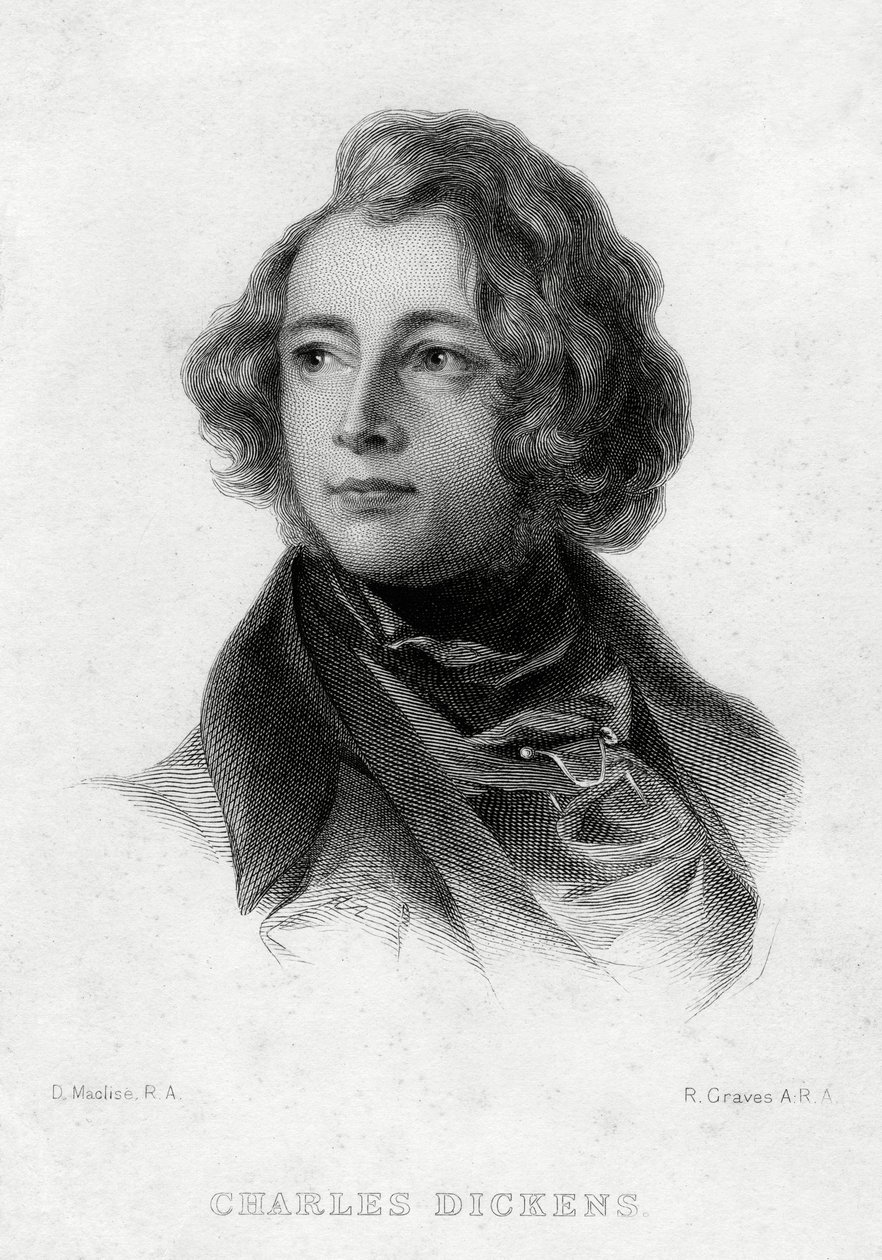 Charles Dickens, angol író, 1870-es évek alkotó: Robert Graves