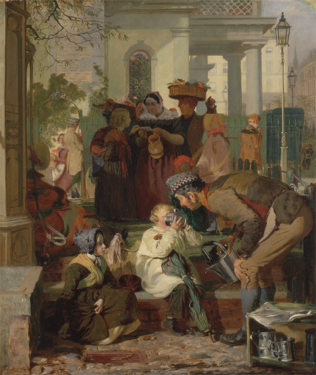 Fáradt felüdülés, 1847 körül alkotó: Robert Hannah