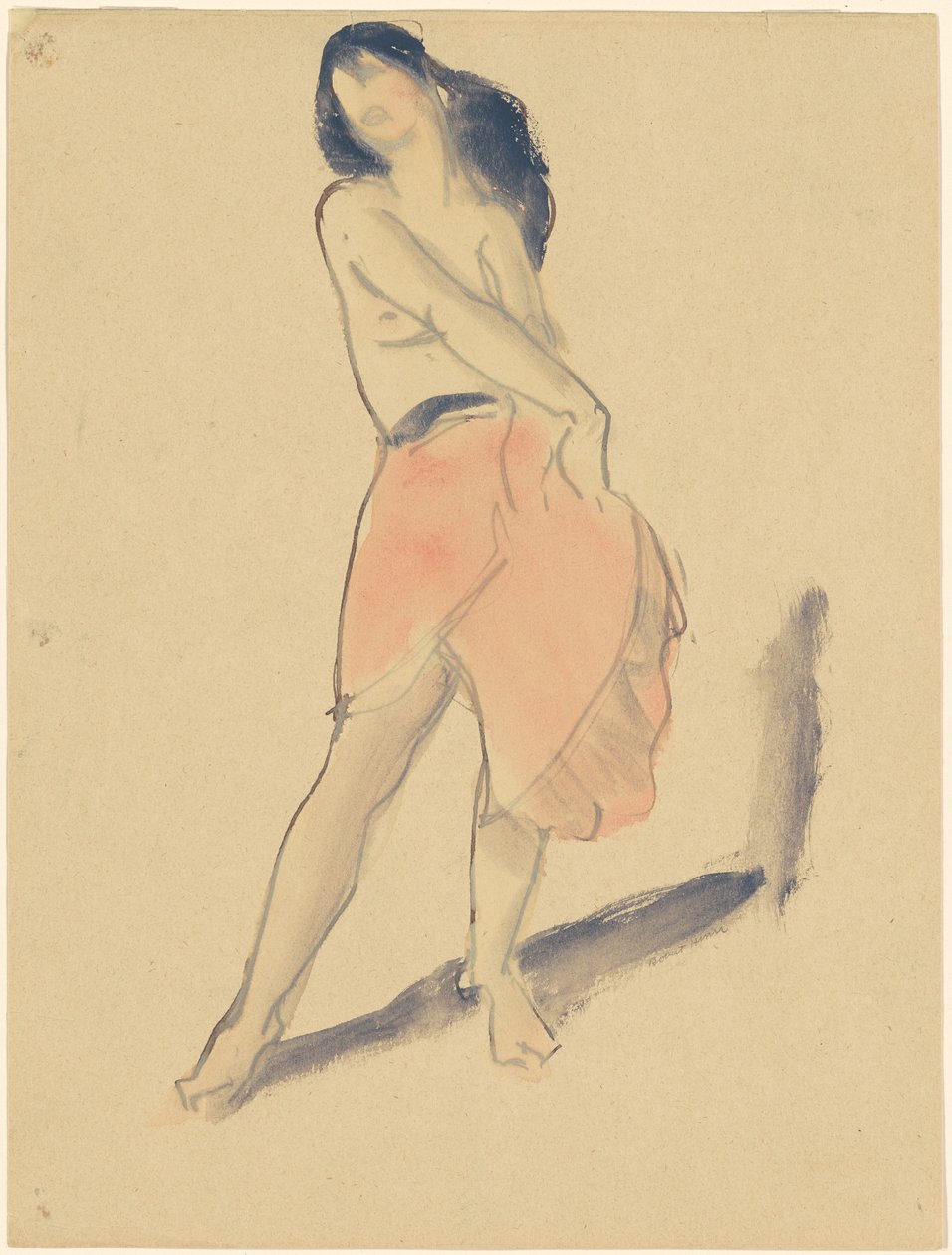 Piros szoknyás táncos, 2. sz alkotó: Robert Henri