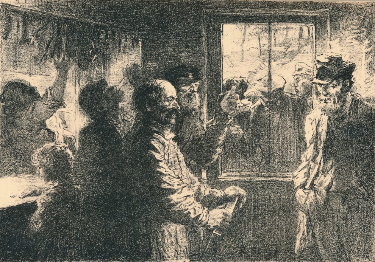 Dammerung, c1887-1898, 1898 alkotó: Robert Hermann Sterl