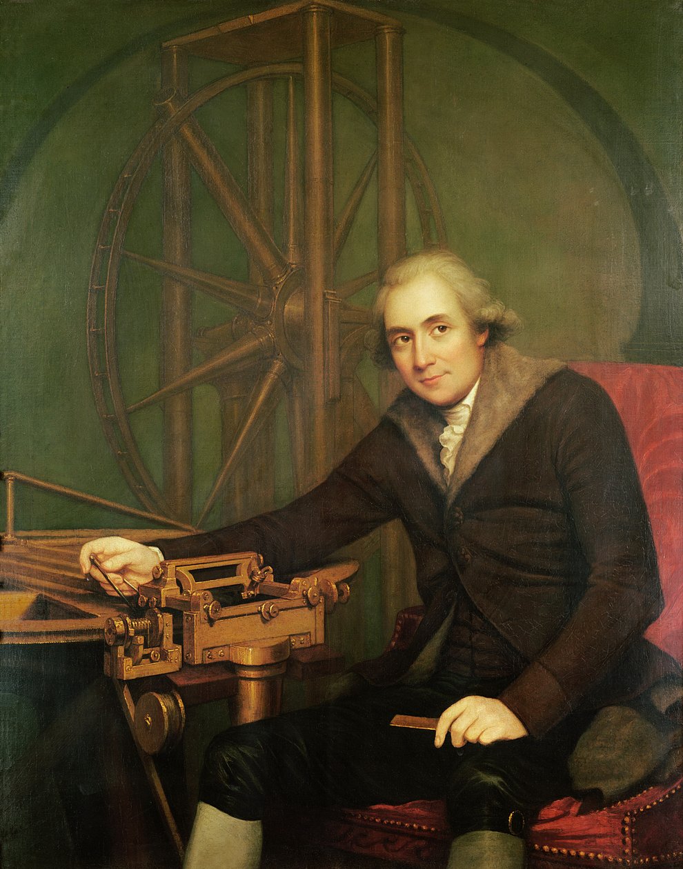 Jesse Ramsden portréja (1735-1800) alkotó: Robert Home