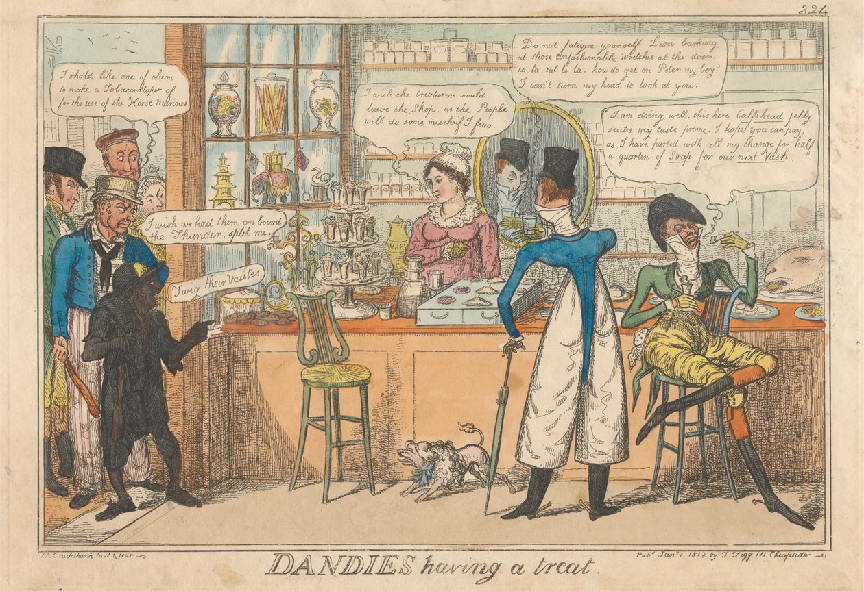 Dandies csemege alkotó: Robert Isaac Cruikshank