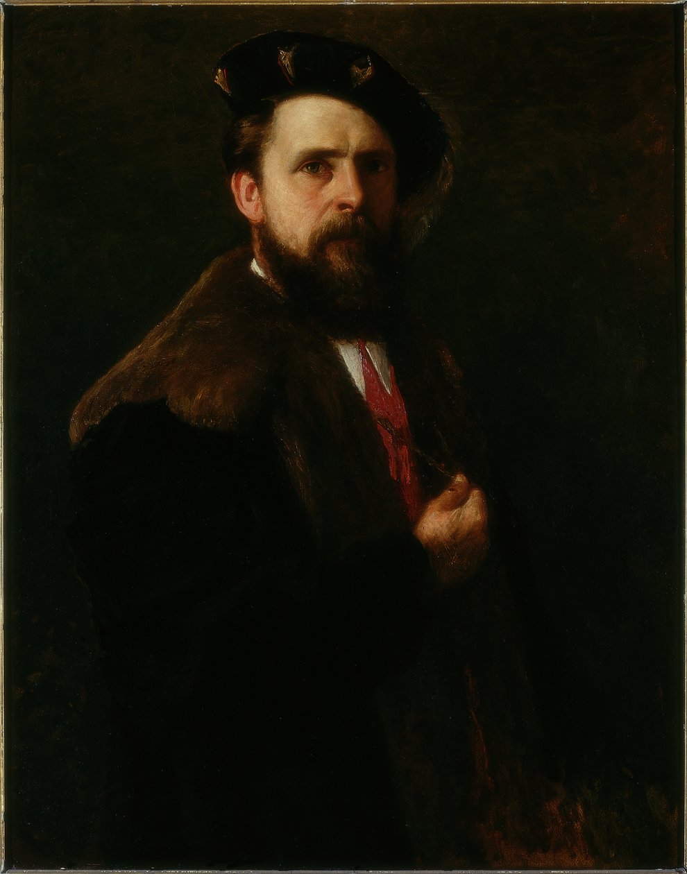 Önarckép, 1913 körül (olaj, vászon) alkotó: Robert Jobling
