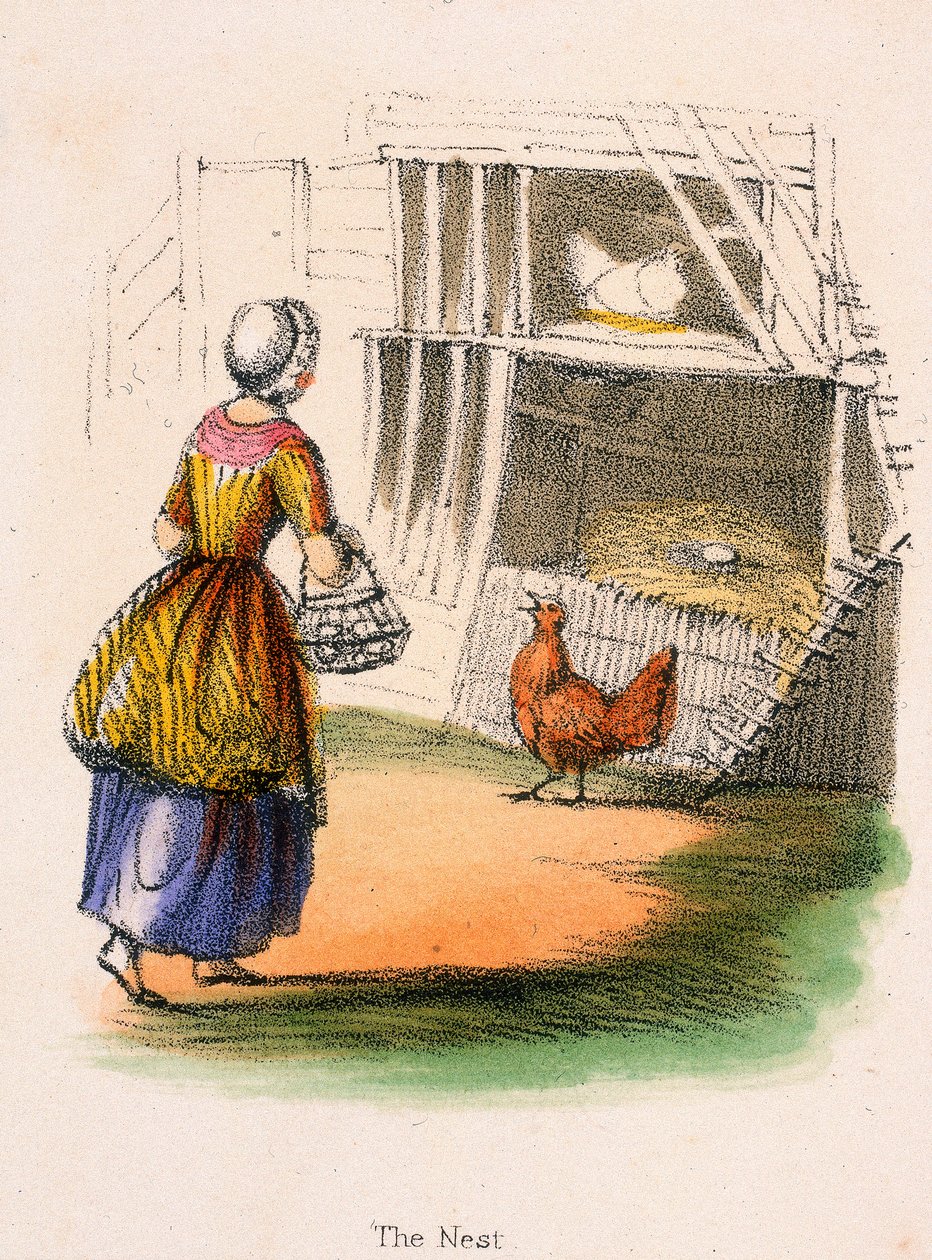 „A fészek”, 1845 alkotó: Robert Kent Thomas