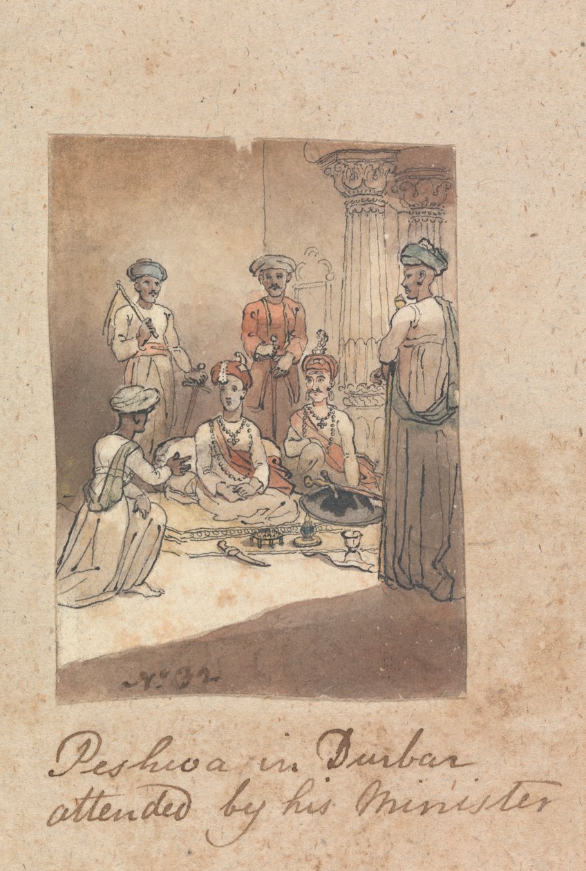 A Maratha Peshwa és miniszterei alkotó: Robert Mabon
