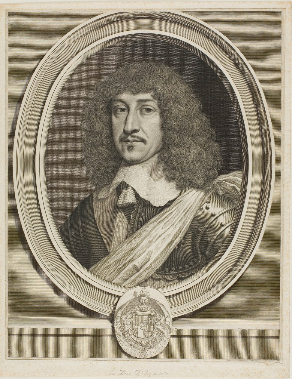Bernard Épernon hercege alkotó: Robert Nanteuil