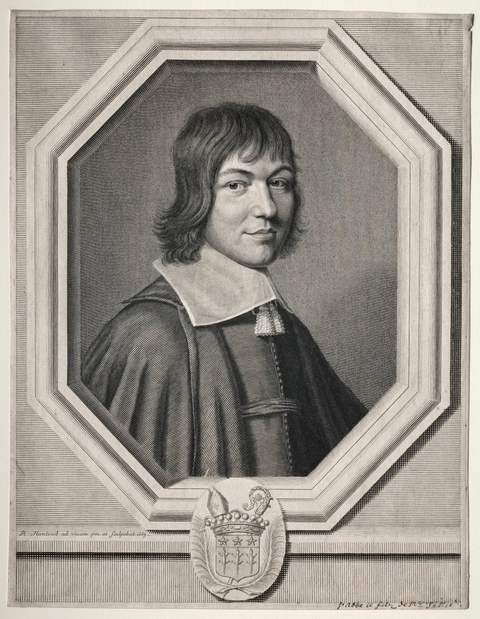 Charles Maurice le Tellier, 1663. alkotó: Robert Nanteuil