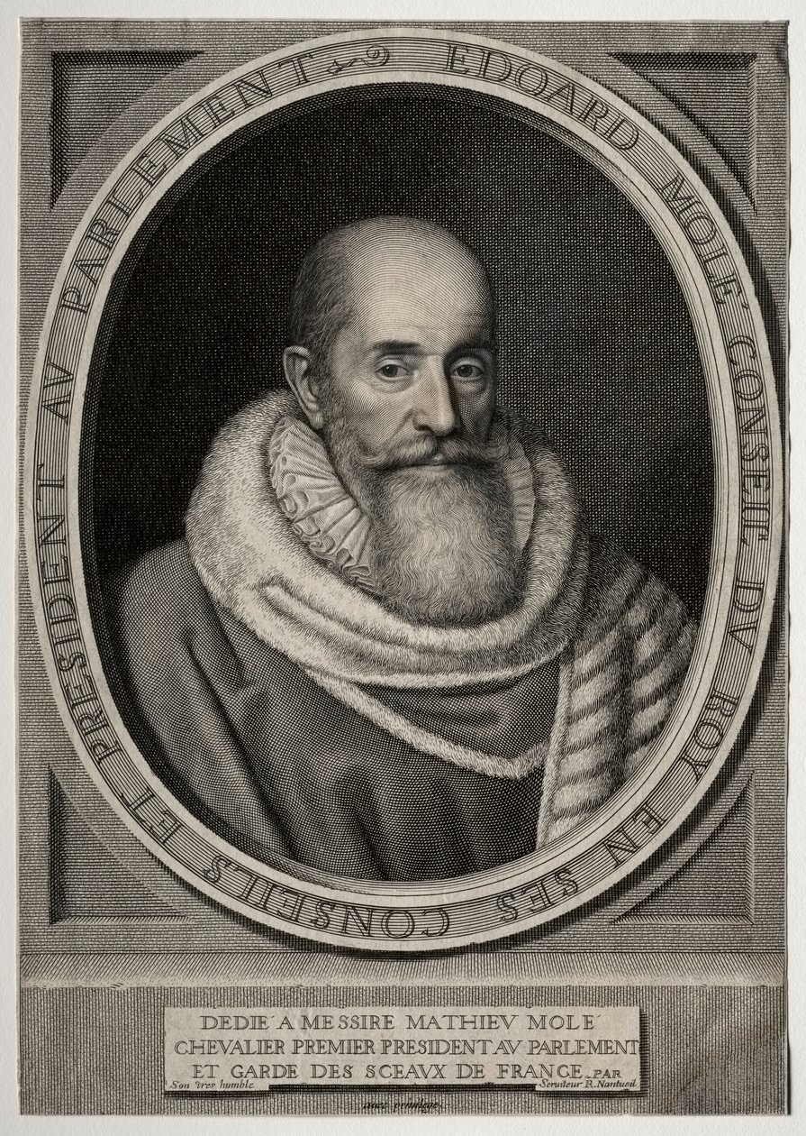 Edouard Molé. alkotó: Robert Nanteuil