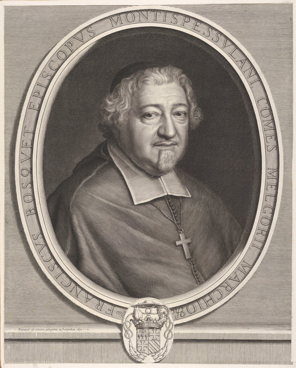 Francois Bosquet, 1671. alkotó: Robert Nanteuil