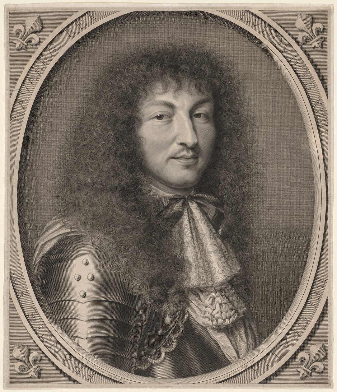 XIV. Lajos, 1666. alkotó: Robert Nanteuil