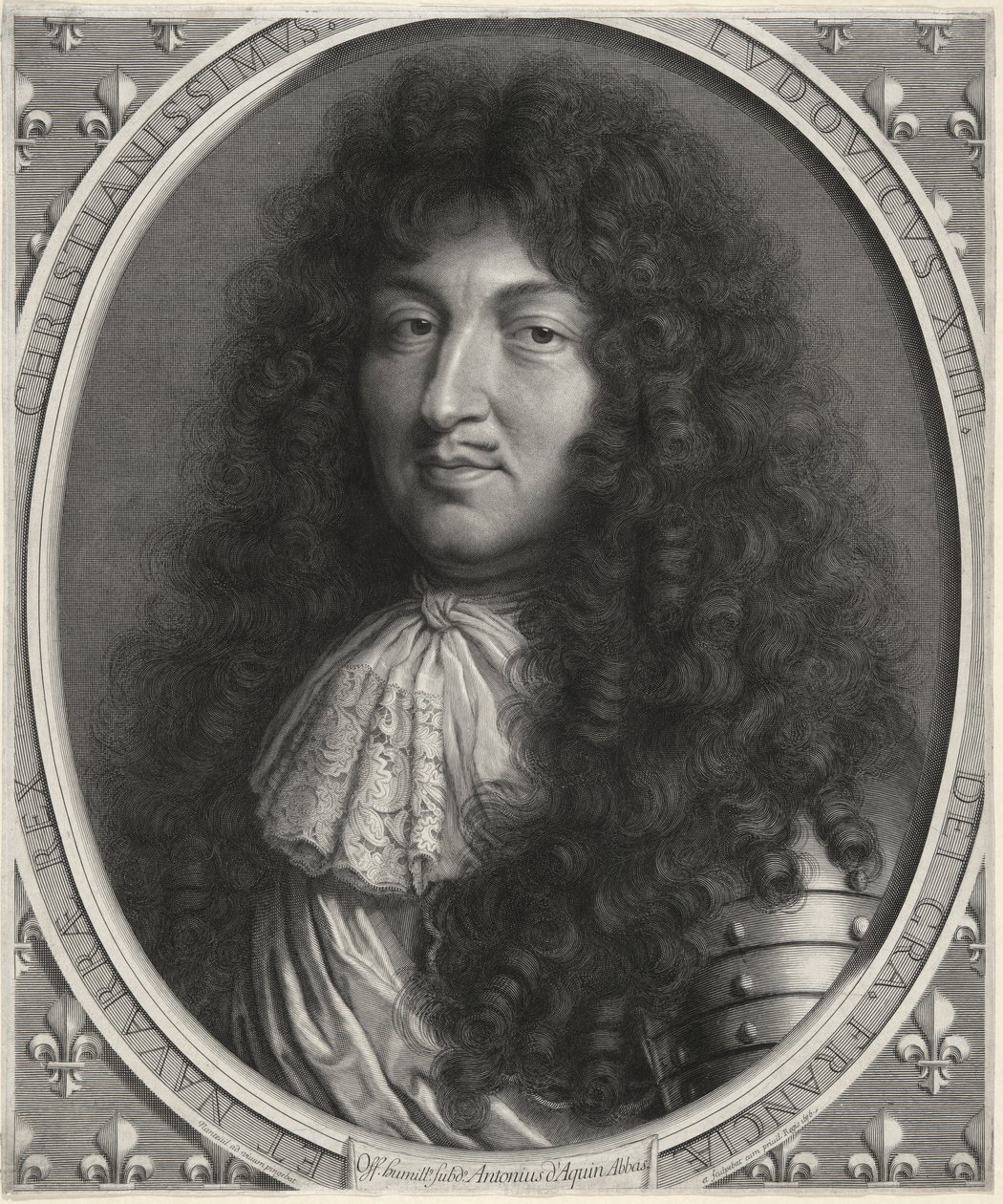 XIV. Lajos francia király (1638-1678) alkotó: Robert Nanteuil