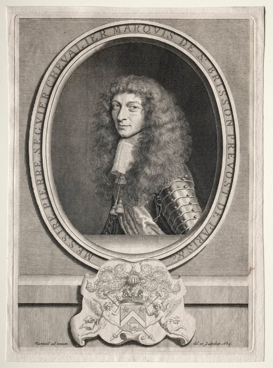 Pierre Seguier Chevalier, St. Brisson márki alkotó: Robert Nanteuil