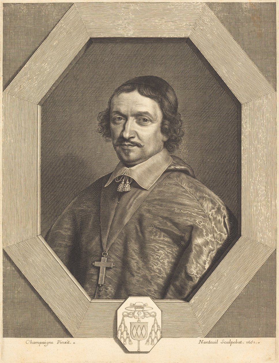 Victor Bouthillier alkotó: Robert Nanteuil after Philippe de Champaigne